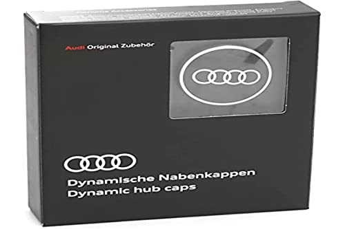 Audi 4M8071006A Dynamische Nabenkappen (4 Stück) Radnabenkappen,...