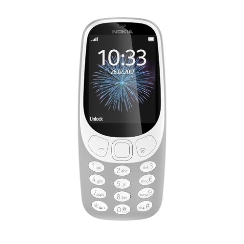 Nokia 3310 2G Unlocked Mobiltelefon (2,4 Zoll Farbdisplay, 2MP Kamera,...