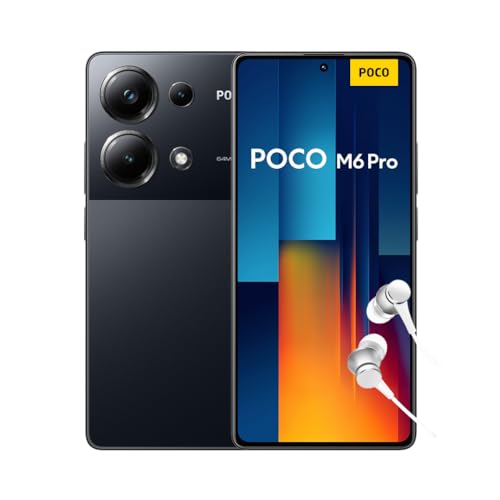 Poco M6 Pro Smartphone, 8+256GB Handy ohne Vertrag, 120Hz 6,67' AMOLED...