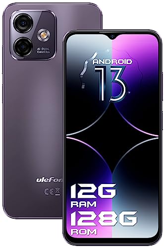 Ulefone Note 16 Pro Android 13 Smartphone ohne vertrag 128GB+12GB/SD-256GB 50MP...