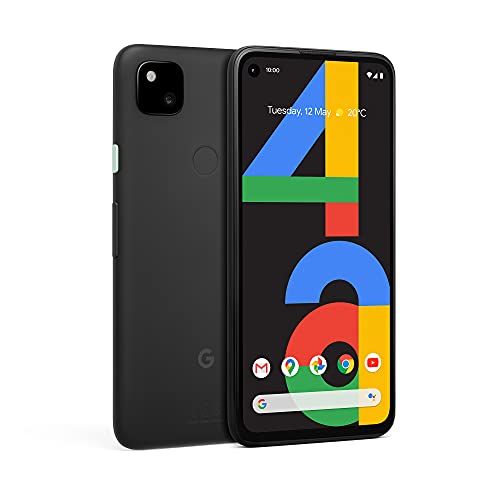Google Pixel 4a Android Handy, Schwarz, 128 GB, 24-Stunden-Akku, Nachtsicht,...
