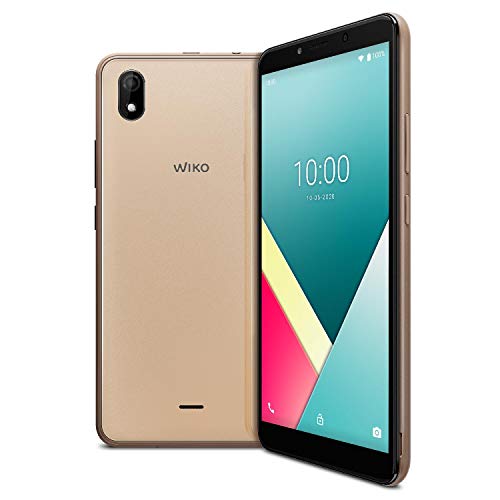 Wiko Y61 Smartphone, 6 Zoll (15,24 cm), 4G, Dual-SIM, Android 10, Gold [Import...