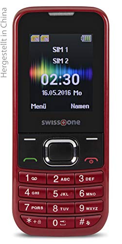swisstone SC 230 Dual SIM Unlocked Handy (4,5 cm (1,8 Zoll), mit extra großem...