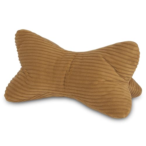 Leseknochen Cord Gold Nackenkissen Knochenkissen Nackenrolle Lesekissen Öko-Tex...