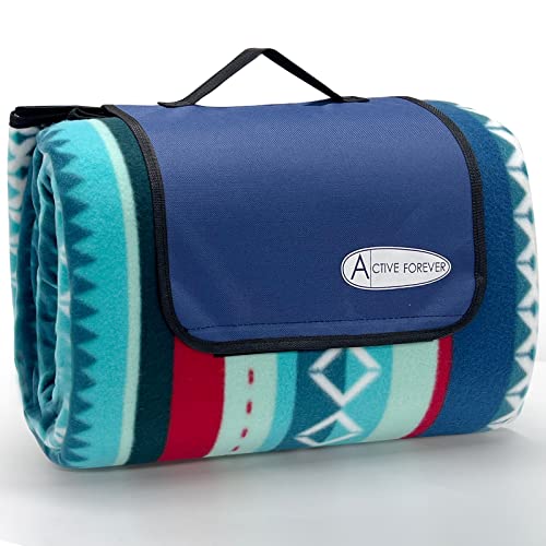 ACTIVE FOREVER Picknickdecke 200x300cm, Campingdecke Wasserdicht Unterseite...