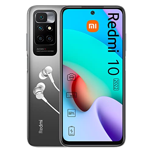 Xiaomi Redmi 10 2022 Smartphone Vertrag+Kopfhörer(6,5' FHD+ 90Hz...