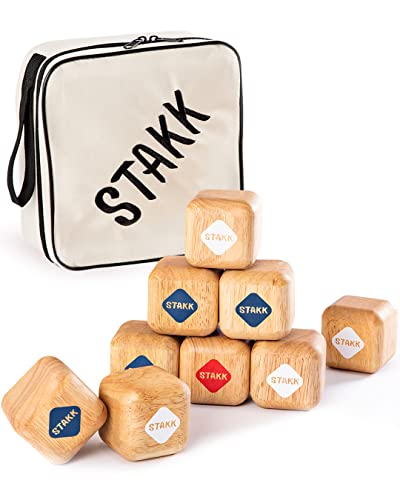 STAKK | Das Neue Outdoor-Wurfspiel für Kinder & Erwachsene | Boccia/Boule war...