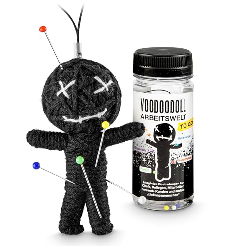Voodoo Doll Puppe Voodoopuppe Voodoodoll Geschenk Arbeitskollege witziges...