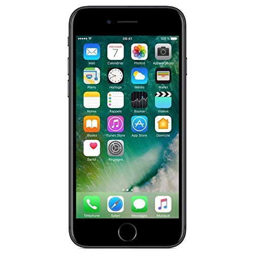 Apple iPhone 7, Smartphone 128 GB, Nero (Jet Black) (Generalüberholt)