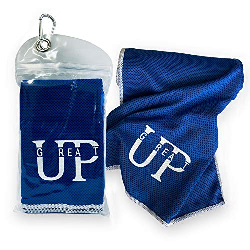 UP GREAT Sporthandtuch, Kühlendes Handtuch, Kühltuch atmungsaktiv (blau) EIN...